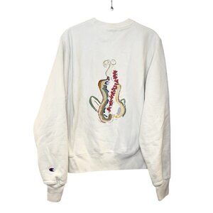 Champion Inegal x Lindsay Adams Reverse Weave Crewneck Sweatshirt Art Scoliosis‎